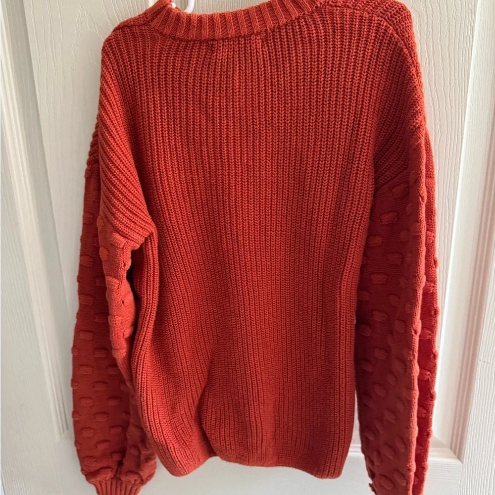 Cozy Knit Kids Sweater in Warm Brown